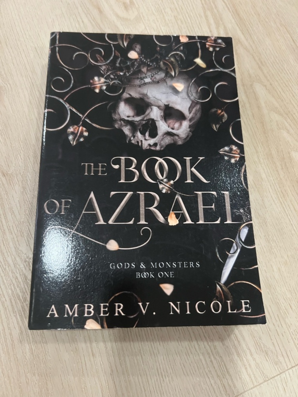 Black Hardcover Book - The Book of Azrael (Black)